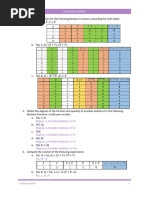 Boolean Expression Reduction Techniques | PDF | Logic | Algebra