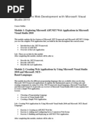 Course OutlineModule MS-267