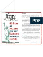 40 Days Election Prayer