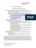 APSC 2013 Preliminary Investment Strategy