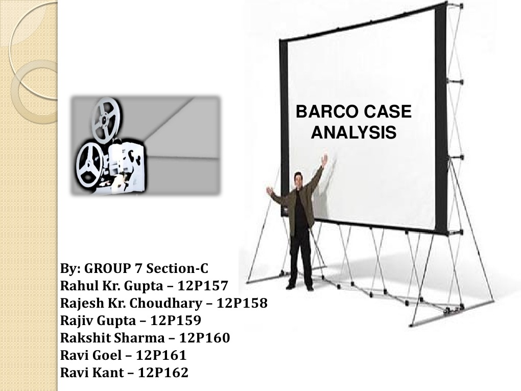 Barco Case Analysis