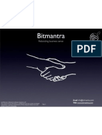 Bitmantra: Rebooting Business Sense