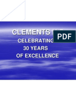 Clements H.S: - Celebrating 30 Years of Excellence