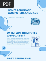 Overview of Programming Language Generations | PDF | Assembly Language ...