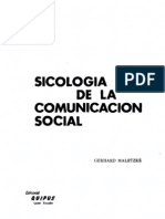 Sociologia de La Comunicacion Social 1