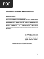 Relatório CPI da Merenda