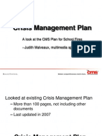 Crisis Plan PowerPoint