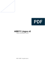 ABBYY Lingvo x5 Admin Guide English