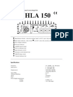 HLA 150 E Manual