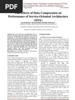 The Effects of Data Compression on  Performance of Service-Oriented Architecture (SOA)