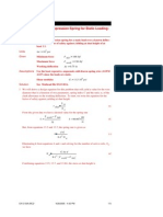 Design of A Helical Compression Spring For Static Loading: An Alternate Approach