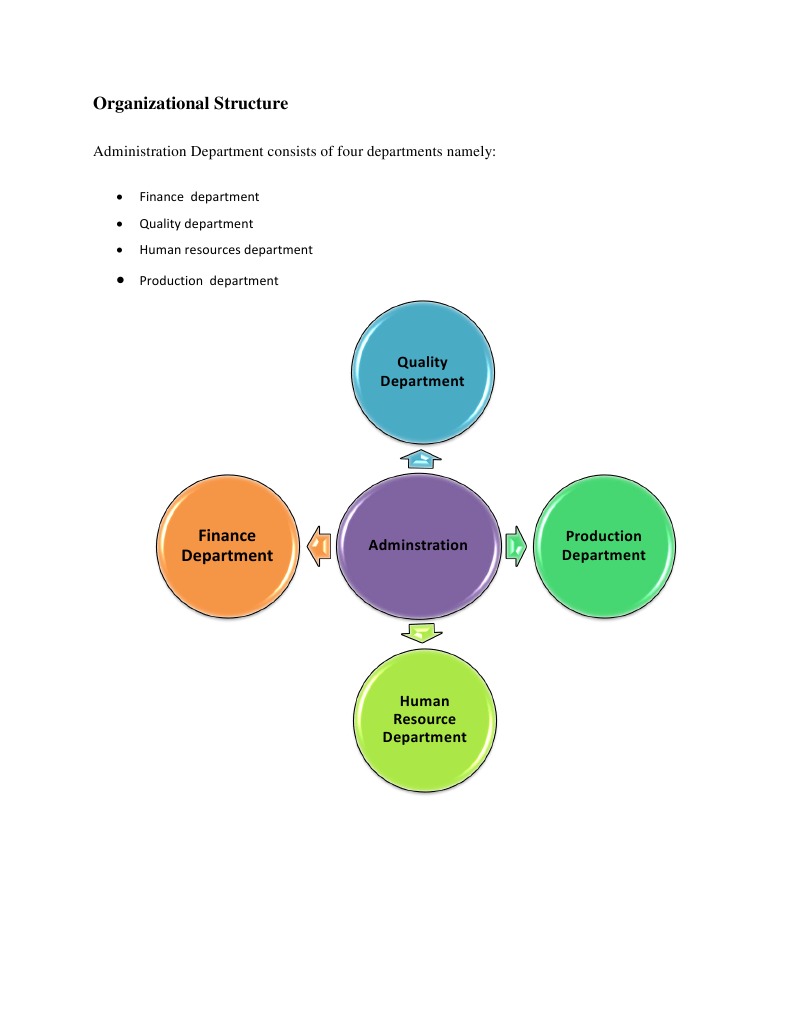 Organizational Structure Voucher Cashier