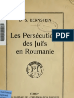 Les persecutions des juifs en Roumanie - Преследования евреев в Румынии (1919)