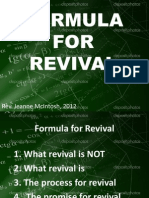Formula For Revival Sermon PowerPoint