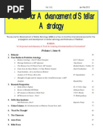 Download Journal for Advancement of Stellar Astrology by Andrew Dutta SN108097780 doc pdf