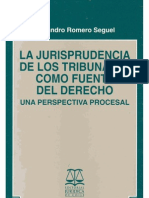 Jurisprudencia Como Fuente - A. Romero S