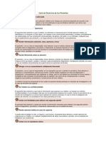 Carta de Derechos de Los Pacientes