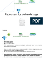 Redes Sem Fios de Banda Larga