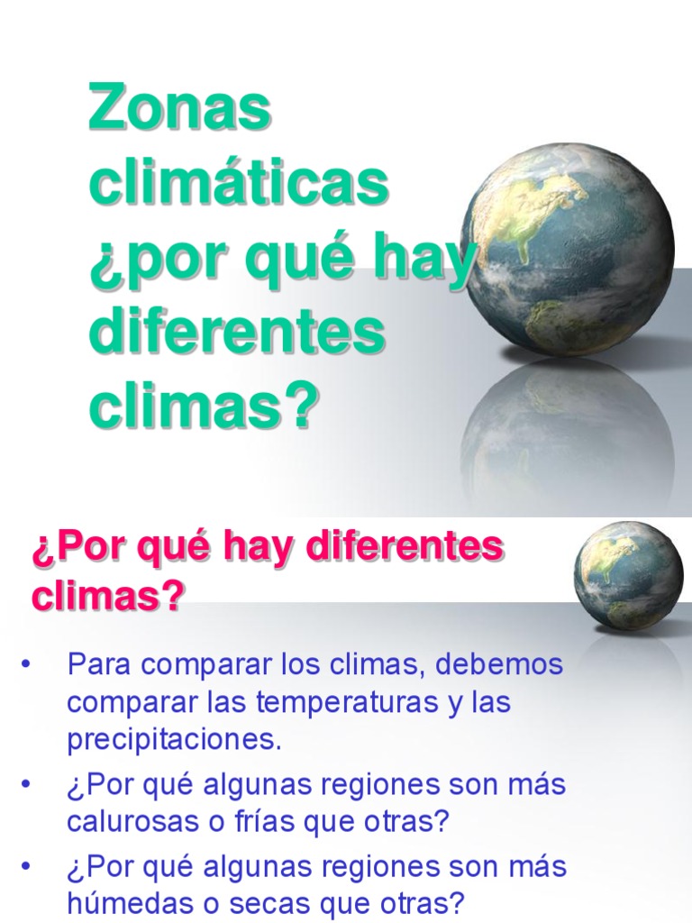 Zonas Climáticas y Clima Global | PDF | Zona tropical | Clima