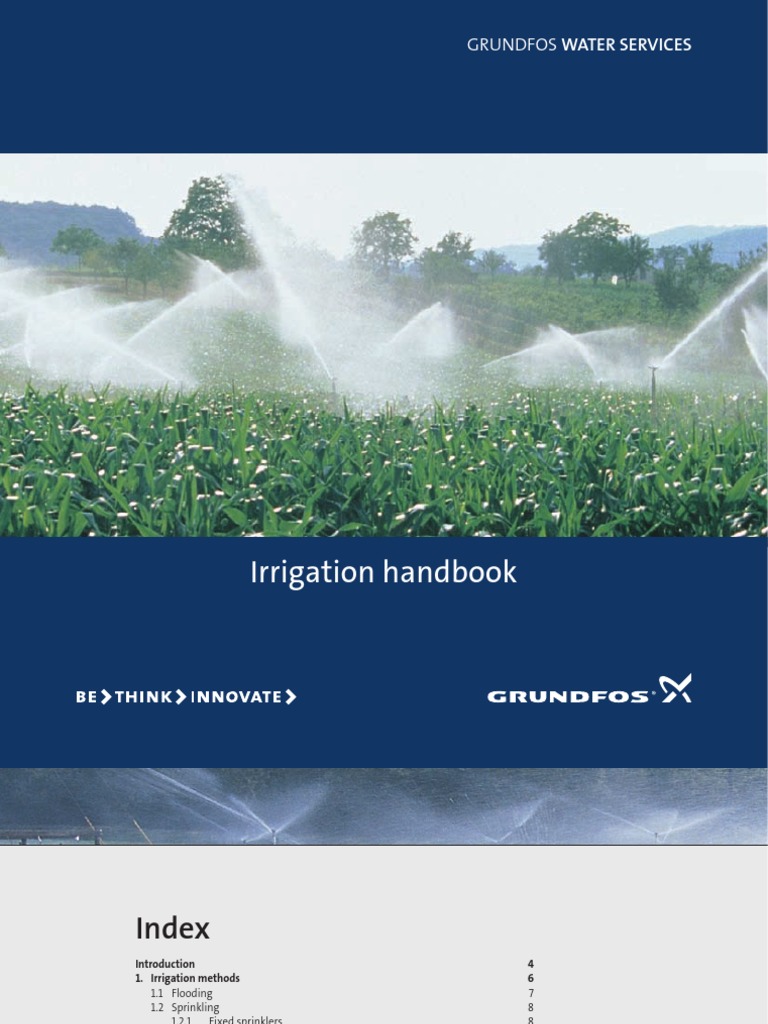 Irrigation Handbook Irrigation Soil