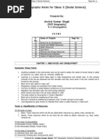 Download Geography Notes - Class 10 by Misha Kalra SN108450342 doc pdf