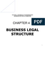 Chp4 - Business Legal Structure