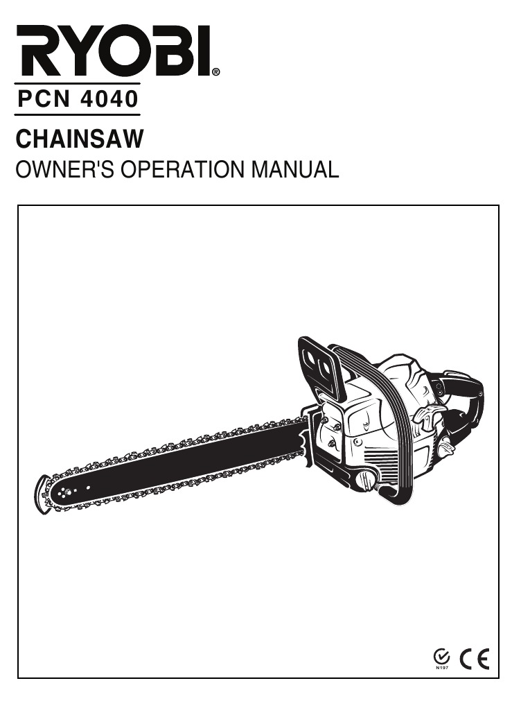 Ryobi Chain Saw Manual | PDF | Pruning | Gasoline