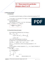 12 Mouvement de Particules Chargées Dans E Et B