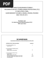 Format Laporan Dialog Prestasi
