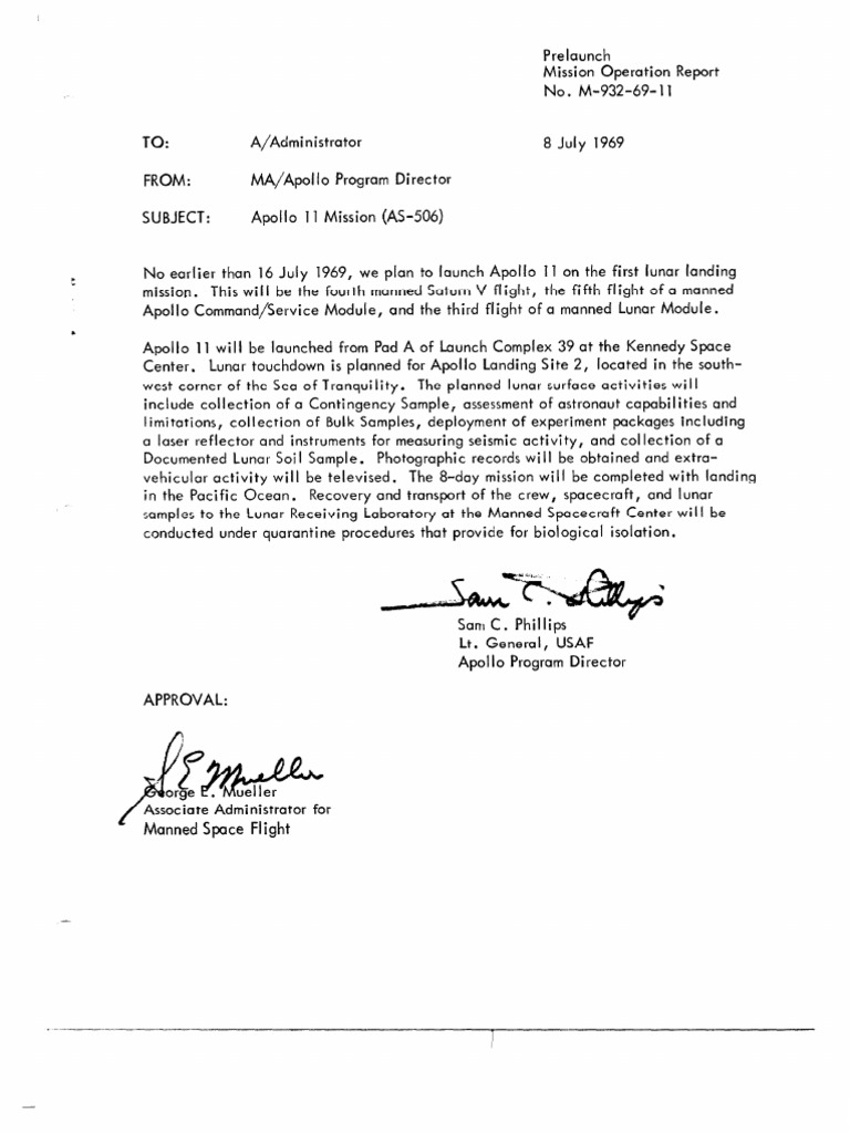 Apollo 11 Mission AS-506 | PDF | Apollo (Spacecraft) | Apollo Lunar Module