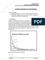 Distribusi Exponensial