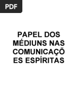 17 - Papel do Médium nas Comunicações Espíritas (Versão-Jan0