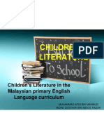 Children's Literature in The Malaysian Primary English Language Curriculum