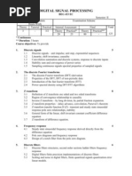 Digital Signal Processing: Beg 433 Ec