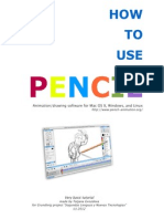 How to use Pencil animation software