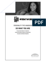 Do What You Are Handbook 2008