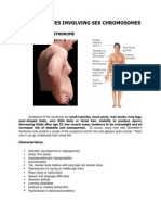 Abnormalities Involving Sex Chromosomes