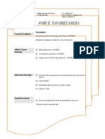 Curriculum Vitae Jose Tavarez