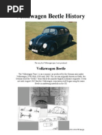 THE HISTORY OF VOLKSWAGEN BEETLE