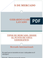 Tipos de Mercado Gerardo Garcia