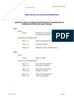 Índice Del Curso Virtual de Electricidad Industrial