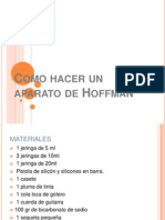 Como Hacer Un Aparato de Hoffman 1