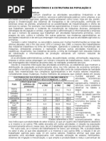 CAP 28 - OS FLUXOS MIGRATÓRIOS E A ESTRUTURA DA POPULAÇÃO II (1)