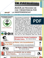 Boletin Patrióta No.2 - Cauca. Un proceso de lucha y resistencia por la independencia!