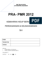 Pra PMR 2012 KHB-PK &amp Jawapan