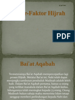 Faktor Faktor Hijrah