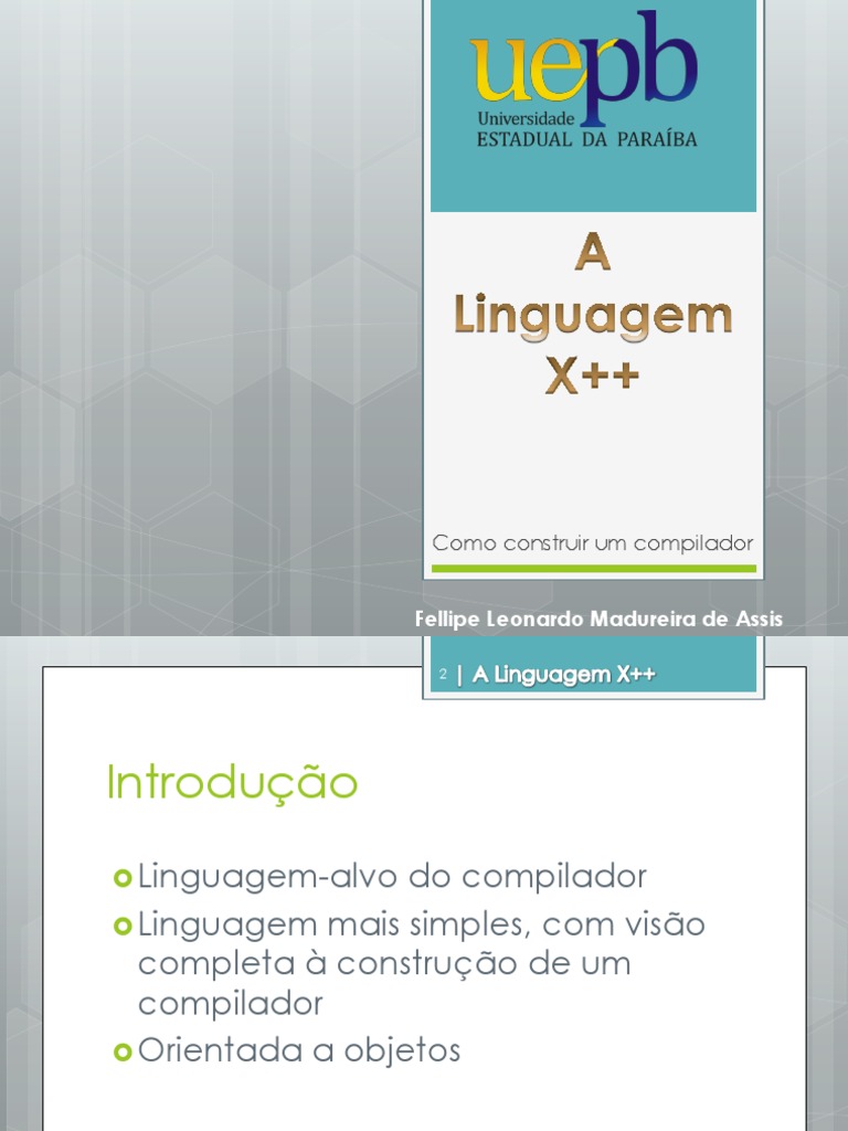 Construindo um Compilador para X++ | PDF | Classe (programação de ...