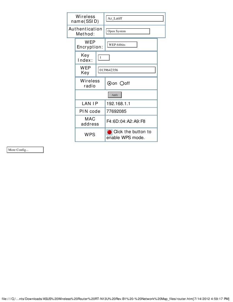 Asus Router - Network Map Edit | PDF