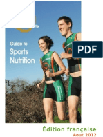 Guide de nutrition sportive OrganicAthlete - édition francaise 2012