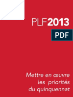 Projet Loi Finances 2013 Plf Missions